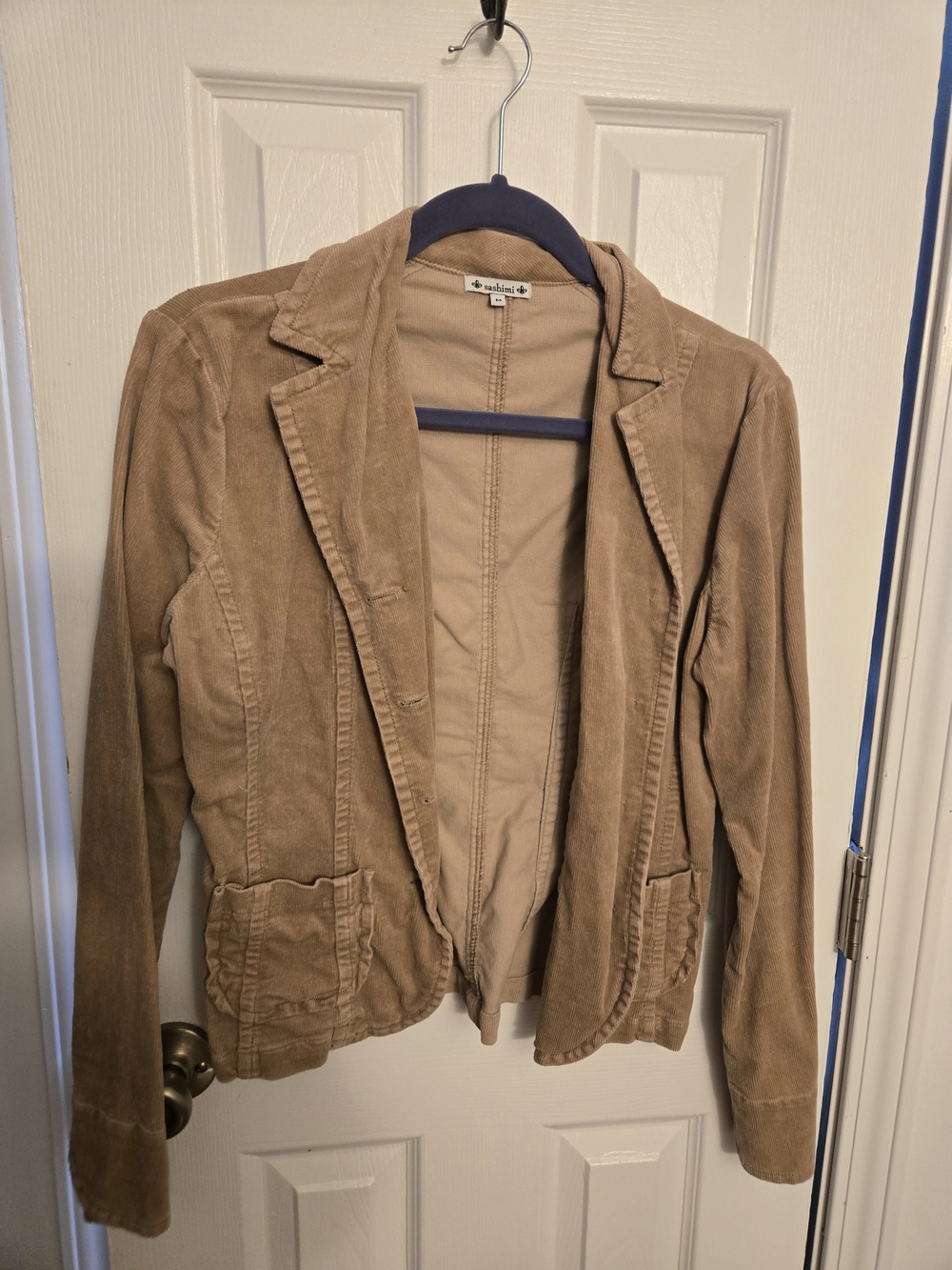 Caslon Women's Light Brown Corduroy Blazer